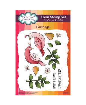 Creative Expressions Jane's Doodles Clear Stamp Partridge (CEC1118) (OUTLET)