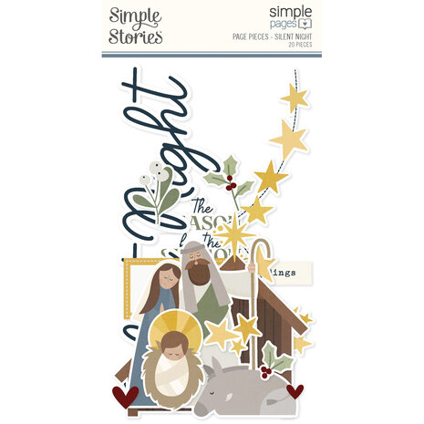 Simple Stories Silent Night Simple Pages Pieces (21946) (OUTLET)
