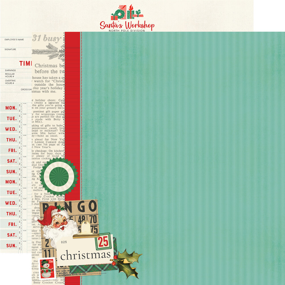 Simple Stories Simple Vintage Holly Jolly Collection Kit (23300)