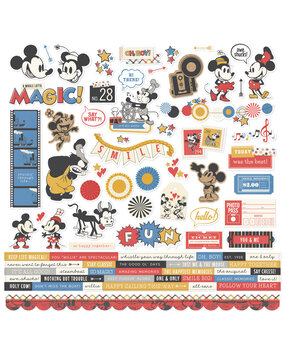 Simple Stories Say Cheese Classic Mouse Cardstock Stickers (23402)