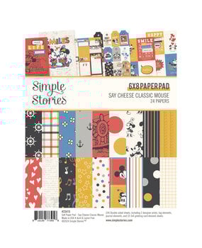 Simple Stories Say Cheese Classic Mouse 6x8 Inch Paper Pad (23415)