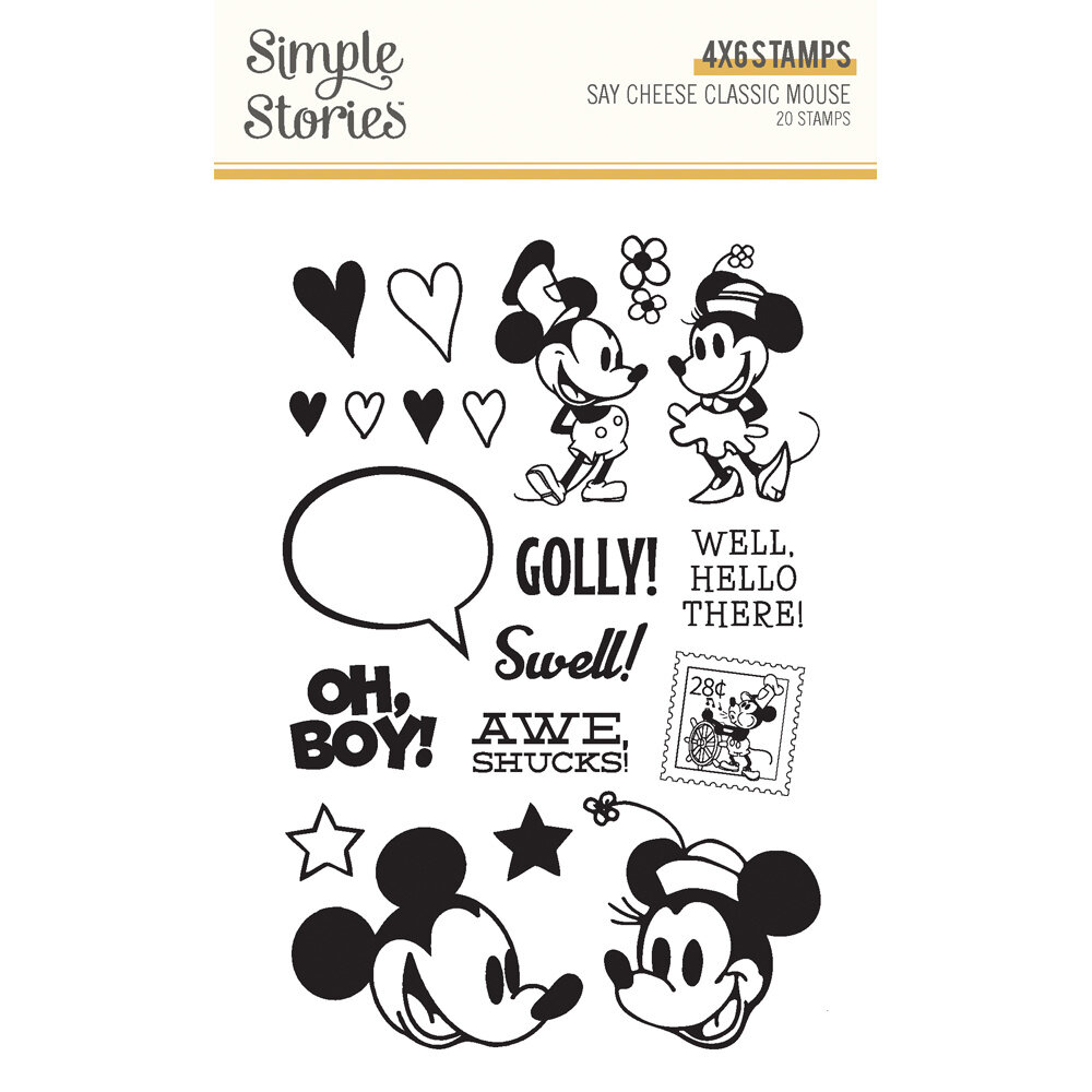 Simple Stories Say Cheese Classic Mouse Stamps (23416)