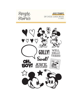 Simple Stories Say Cheese Classic Mouse Stamps (23416)