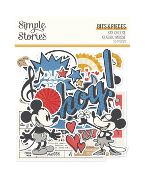 Simple Stories Say Cheese Classic Mouse Bits & Pieces (23418)