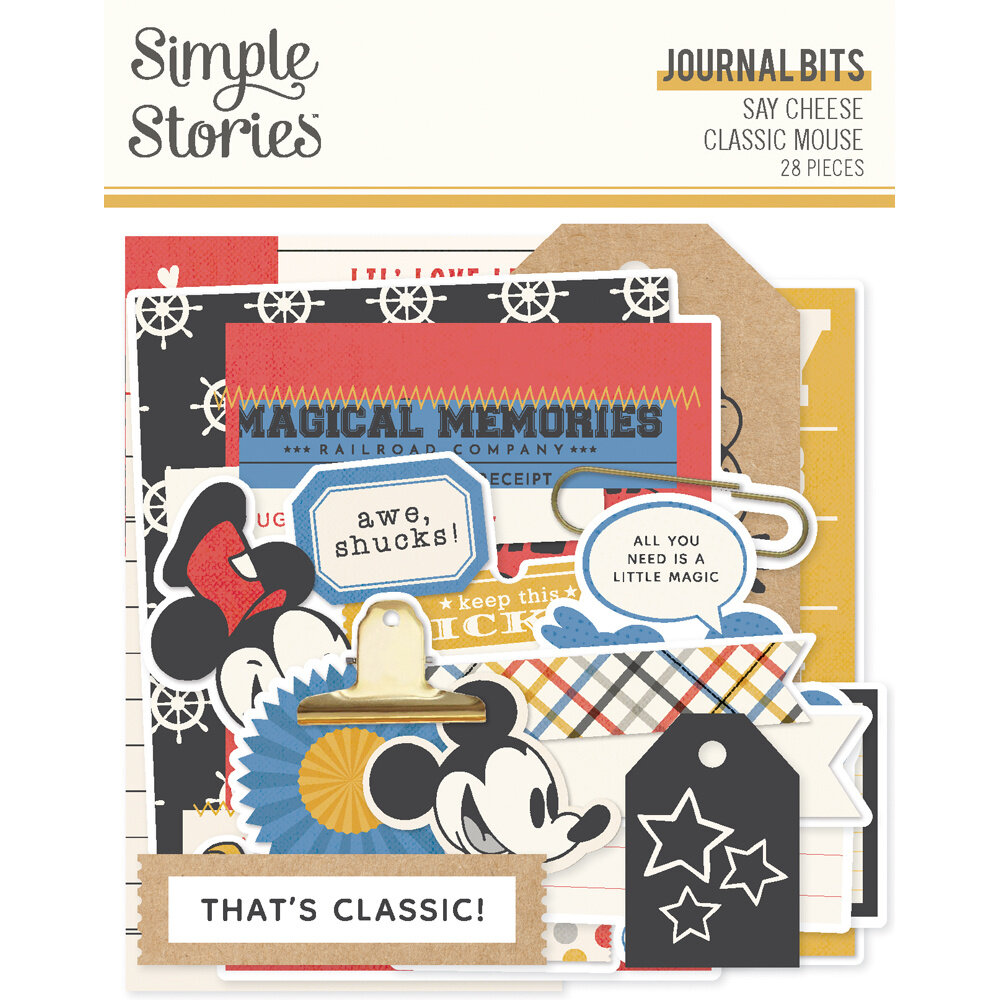 Simple Stories Say Cheese Classic Mouse Journal Bits & Pieces (23419)