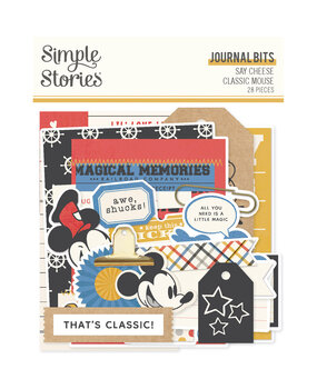 Simple Stories Say Cheese Classic Mouse Journal Bits & Pieces (23419)