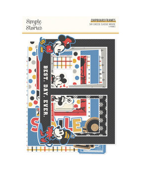 Simple Stories Say Cheese Classic Mouse Chipboard Frames (23422)