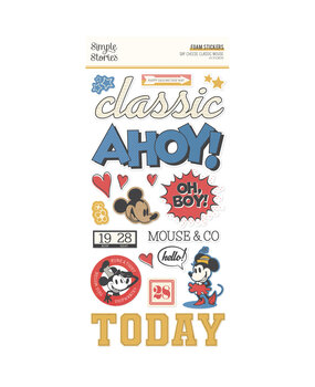 Simple Stories Say Cheese Classic Mouse Foam Stickers (23423)