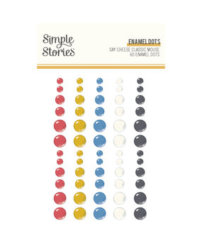 Simple Stories Say Cheese Classic Mouse Enamel Dots (23426)
