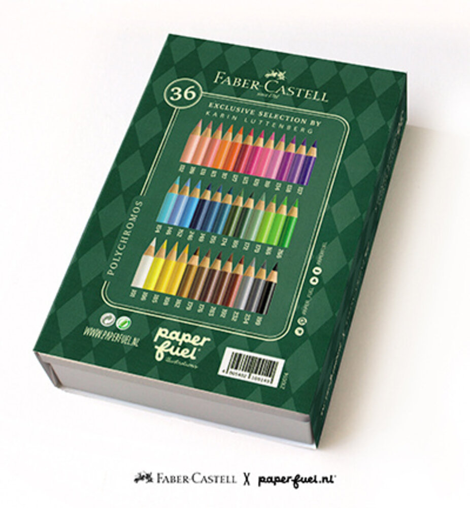 Faber Castell Kleurpotlood Polychromos Blik a 36 stuks Karin Luttenberg (FC-210014) (DISCONTINUED) Faber Castell Kleurpotlood Polychromos Blik a 36 stuks Karin Luttenberg (FC-210014) (DISCONTINUED)