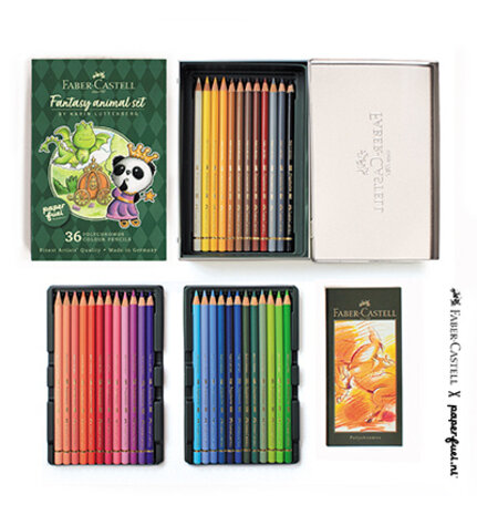 Faber Castell Kleurpotlood Polychromos Blik a 36 stuks Karin Luttenberg (FC-210014) (DISCONTINUED) Faber Castell Kleurpotlood Polychromos Blik a 36 stuks Karin Luttenberg (FC-210014) (DISCONTINUED)