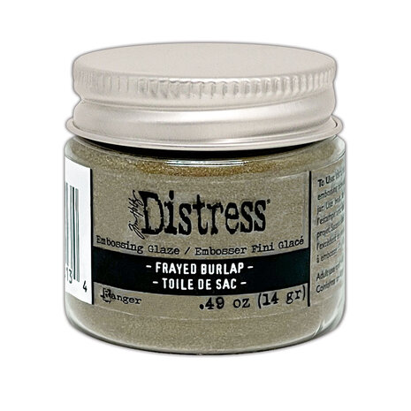 Ranger Tim Holtz Distress Embossing Glaze Frayed Burlap 0.49 oz (TDE88134) Ranger Tim Holtz Distress Embossing Glaze Frayed Burlap 0.49 oz (TDE88134)