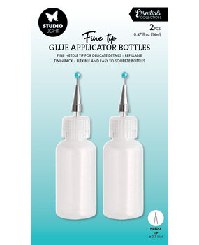 Studio Light Glue Application Bottles Ultra Fine Tip (2X14ml) (SL-TO-GAB01) (BASIC)