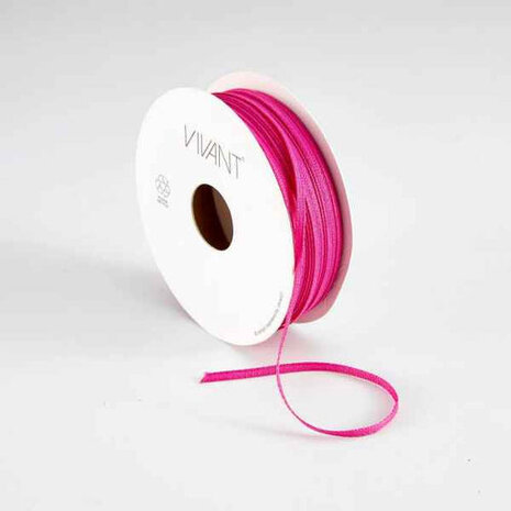 Vivant Texture Narrow Ribbon 10m Fuchsia (2015.2003.17)