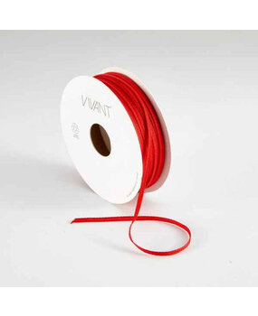 Vivant Texture Narrow Ribbon 10m Red (2015.2003.20)