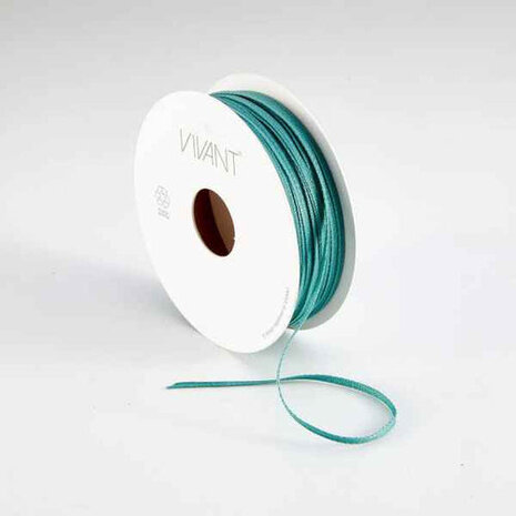 Vivant Texture Narrow Ribbon 10m Sea Blue (2015.2003.46)