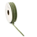 Vivant Velvet Narrow Ribbon 20m/6mm Moss (4700.2006.66)