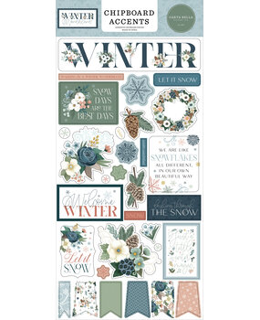 Carta Bella Winter Wonderland Chipboard Accents (CBWTW397021)
