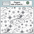 Snowflakes And Swirls Stencil (CBWTW397033)