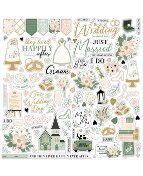 Echo Park Marry Me Element Sticker (MRY400014)