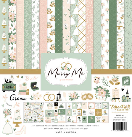 Echo Park Marry Me 12x12 Inch Collection Kit (MRY400016) Echo Park Marry Me 12x12 Inch Collection Kit (MRY400016)
