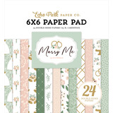 Echo Park Marry Me 6x6 Inch Paper Pad (MRY400023)