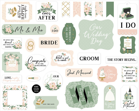 Echo Park Marry Me Ephemera (MRY400024) Echo Park Marry Me Ephemera (MRY400024)