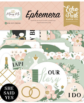 Echo Park Marry Me Ephemera (MRY400024)