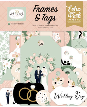 Echo Park Marry Me Frames & Tags (MRY400025)