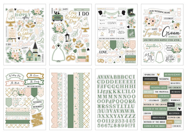 Echo Park Marry Me Sticker Book (MRY400029)