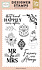 Wedding Damasks Designer Stamps (MRY400044)