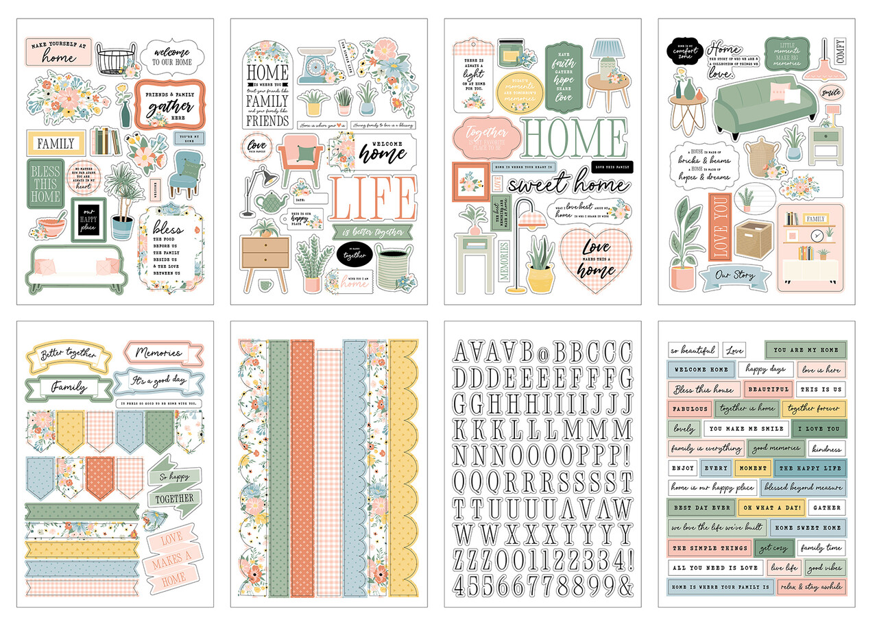 Echo Park Our Happy Place Sticker Book (OHP399029)