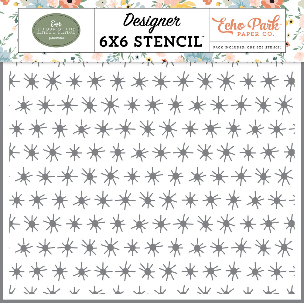 Echo Park Sunny Family Days Stencil (OHP399033)