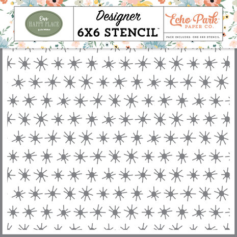 Echo Park Sunny Family Days Stencil (OHP399033)