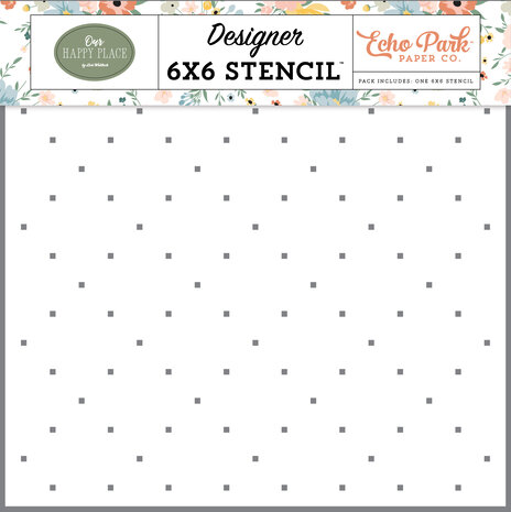 Echo Park Square Diamonds Stencil (OHP399034) Echo Park Square Diamonds Stencil (OHP399034)