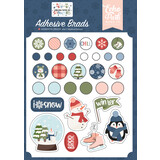 Echo Park Chilling With My Snowmies Adhesive Brads (SNO398020)