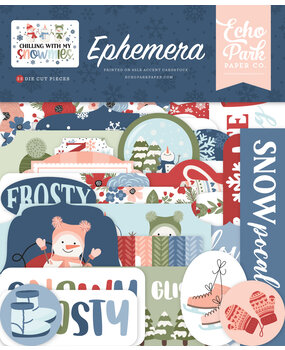 Echo Park Chilling With My Snowmies Ephemera (SNO398024)