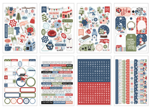 Echo Park Chilling With My Snowmies Sticker Book (SNO398029)