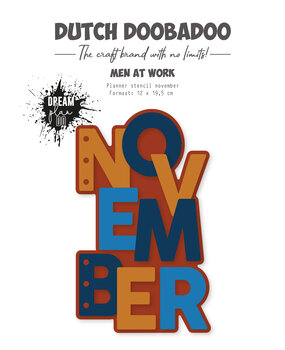 Dutch Doobadoo Dutch Planner Stencil November (470.784.337)