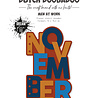 Dutch Doobadoo Dutch Planner Stencil November (470.784.337) (OUTLET)