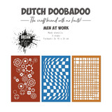 Dutch Doobadoo Dutch Mask Stencils Men at work (3pc) (470.784.339)