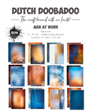 Dutch Doobadoo Dutch Men at work A4 Paper Pack (473.005.069)