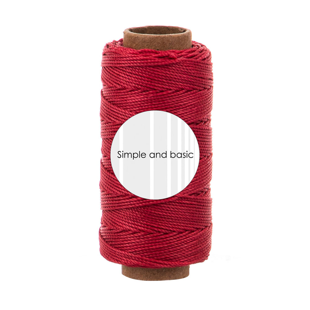 Simple and Basic Calm Red Polyester Thread 50m (SBA709)