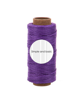 Simple and Basic Bright Purple Polyester Thread 50m (SBA711)