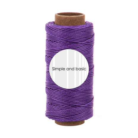 Simple and Basic Bright Purple Polyester Thread 50m (SBA711)