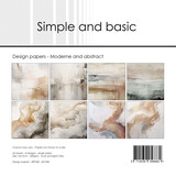 Simple and Basic Moderne and Abstract 6x6 Inch Paper Pack (SBP540)