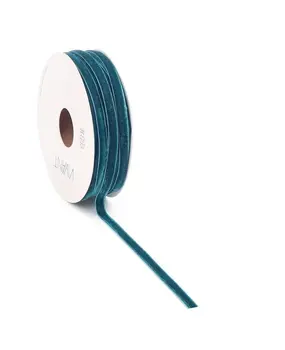 Vivant Velvet Narrow Ribbon 20m/6mm Petrol (4700.2006.48)