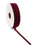 Vivant Velvet Narrow Ribbon 20m/6mm Bordeaux (4700.2006.25)