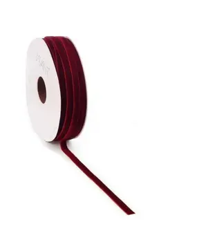 Vivant Velvet Narrow Ribbon 20m/6mm Bordeaux (4700.2006.25)