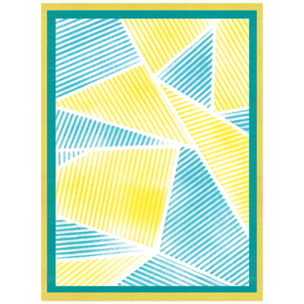 Sizzix Stencil by Stacey Park Cosmopolitan, Down the Line #2 (2pcs) (666748) (DISCONTINUED)